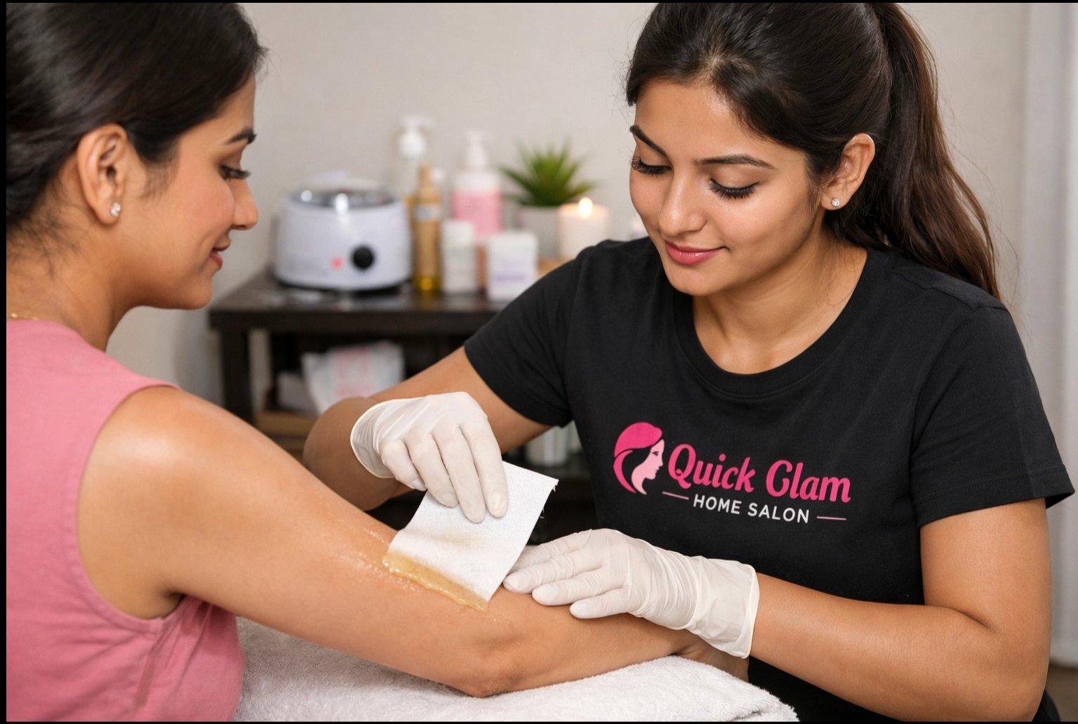 Waxing and threading home service in Amritsar by QuickGlam